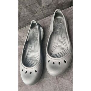 CROC Kadee ICONIC Comfort Ballet Slip-on Flats BLACK‎ Size 6